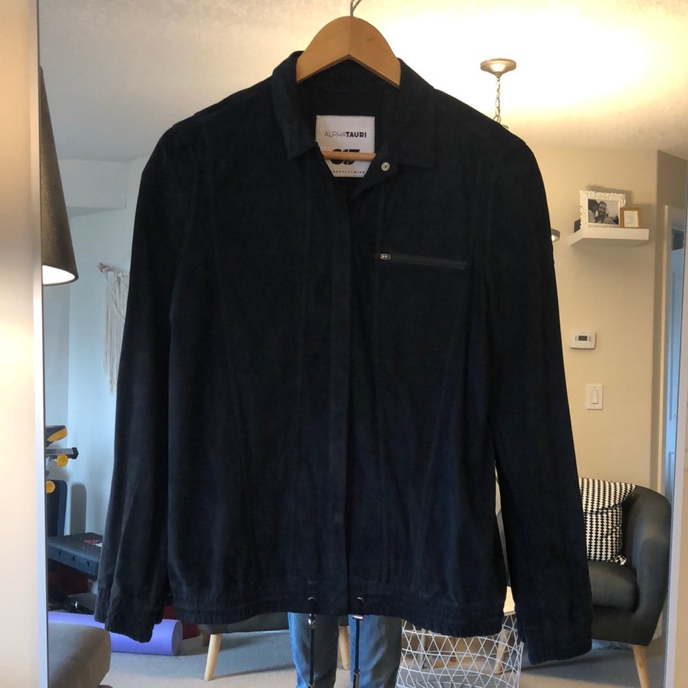 ALPHATAURI 100% Leather - Navy Blue